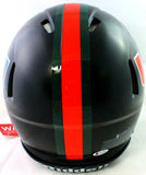 Ray Lewis Signed Miami Hurricanes F/S Black Night Authentic Helmet - Beckett Wh