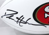 Deion Sanders Autographed SF 49ers Logo Football w/Primetime-Beckett W Hologram