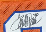Terrell Davis Signed Custom Orange Pro Style Football Jersey JSA
