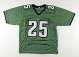 LeSean McCoy Signed Philadelphia Eagles Green Jersey (JSA COA) 5x Pro Bowl R.B.