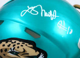 Laviska Shenault Autographed Jaguars Flash Speed Mini Helmet-Beckett W Hologram