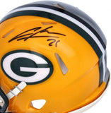 Charles Woodson Raiders/Packers Signed Half/Half Mini Helmet Packers side signed