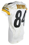 Steelers Antonio Brown Signed 10/27/2013 Game Used Nike White Home Jersey