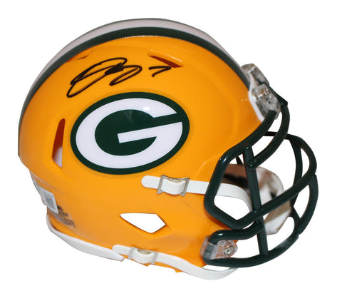 Quay Walker Autographed Green Bay Packers Speed Mini Helmet Beckett 38204