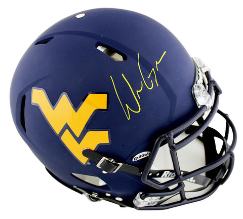 Will Grier Signed West Virginia Mountaineers Speed Authentic NCAA Helmet