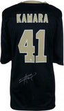 Framed Alvin Kamara New Orleans Saints Autographed Nike Black Game Jersey