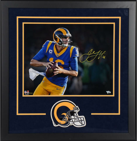 Jared Goff Los Angeles Rams Dlx Frmd Signed 16 x 20 Photo - SM Exclusive LE 1/10