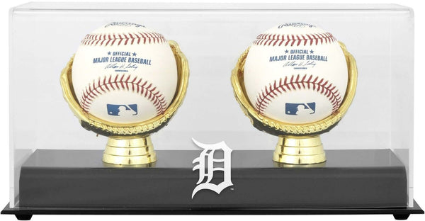 Tigers Gold Glove Double Baseball Logo Display Case - Fanatics