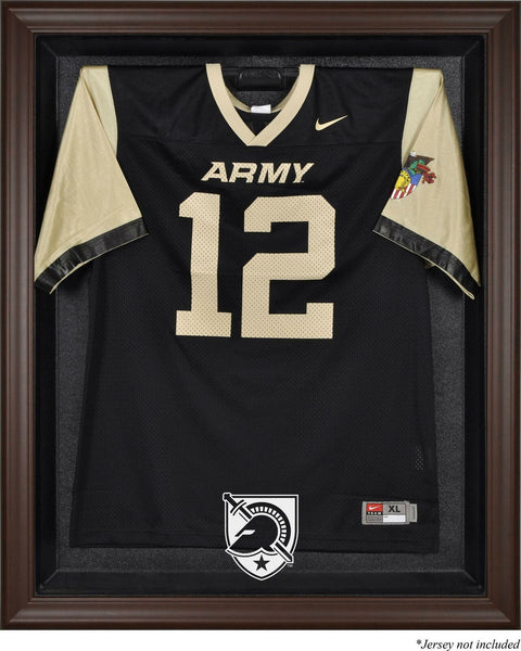 Army Black Knights Brown Framed (2015-Present Logo) Jersey Display Case