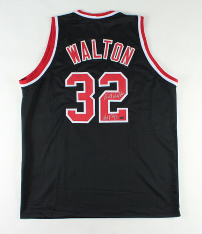 Bill Walton Signed Portland Trail Blazers Jersey Inscr "HOF '93" (Schwartz COA)