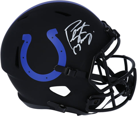 Peyton Manning Colts Signed Riddell Eclipse Alternate Speed Helmet