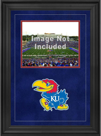 Kansas Jayhawks Deluxe 8x10 Horizontal Photo Frame w/Team Logo