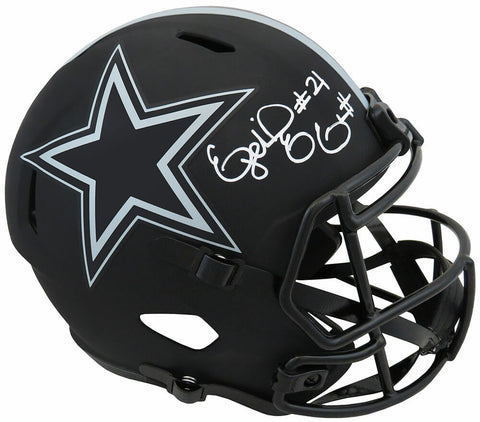 Ezekiel Elliott Signed Cowboys ECLIPSE Riddell F/S Speed Rep Helmet - (SS COA)