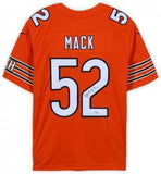 Framed Khalil Mack Chicago Bears Autographed Orange Nike Limited Jersey