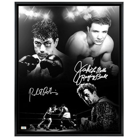 Robert De Niro, Jake LaMotta Autographed Raging Bull 16x20 Framed Canvas Giclee