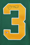Notre Dame Joe Montana Authentic Signed Green Jersey BAS
