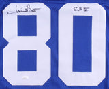 Jim O'Brien Signed Baltimore Colts Jersey Inscribed "S.B. V"(JSA COA) Kicker /WR