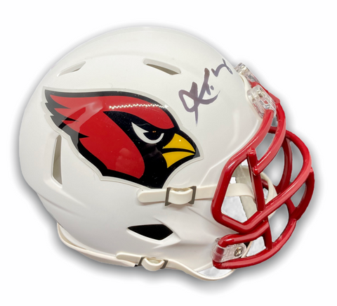 Kyler Murray Signed Autographed Flat White Mini Helmet Fanatics Cardinals