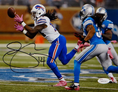 Sammy Watkins Autographed Buffalo Bills 8x10 Catch Against Lions Photo- JSA W Au