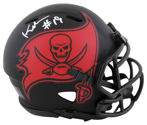 Buccaneers Keyshawn Johnson Signed Eclipse Speed Mini Helmet JSA Wit #WIT073618