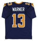 Kurt Warner Signed Rams Jersey (Beckett Hologram) St. Louis Super Bowl XXXIV MVP