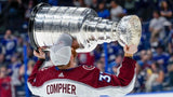 J. T. Compher Signed Avalanche Jersey (OKAuthentics) 2021-22 Stanley Cup Champ.