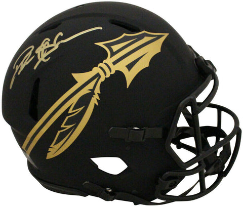 Deion Sanders Signed Florida State Seminoles Authentic Eclipse Helmet BAS 34183