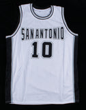 Dennis Rodman Signed San Antonio Spurs Jersey (Beckett COA) 5xNBA Champion
