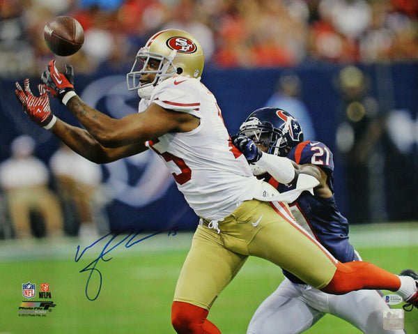 Michael Crabtree Autographed/Signed San Francisco 49ers 16x20 Photo BAS 29062