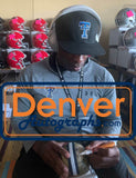 Deion Sanders Autographed/Signed Dallas Cowboys Camo Mini Helmet BAS 29982
