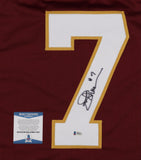 Joe Theismann Signed Washington Redskin Jersey (Beckett COA) 83 Super Bowl Champ