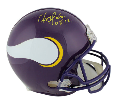 Chris Doleman Signed Minnesota Vikings Throwback Authentic Helmet- HOF 12