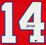 Steve Grogan Signed New England Patriots Jersey (AIV COA) Pats QB 1975-1990