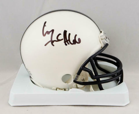 Connor McGovern Autographed Penn State Riddell Mini Helmet- JSA W Auth *Black