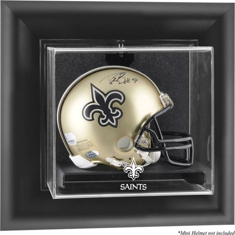 Saints Wall- Mini Helmet Display Case - Fanatics