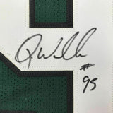 FRAMED Autographed/Signed QUINNEN WILLIAMS 33x42 New York Green Jersey JSA COA
