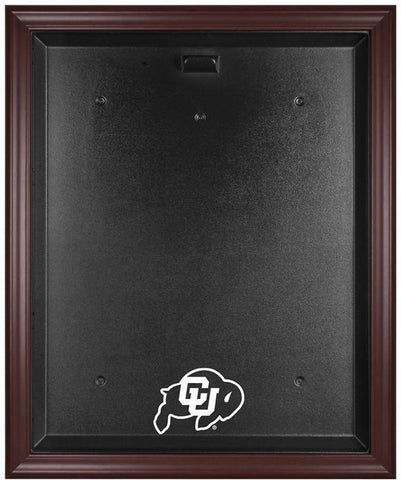 Colorado Buffaloes Mahogany Framed Logo Jersey Display Case