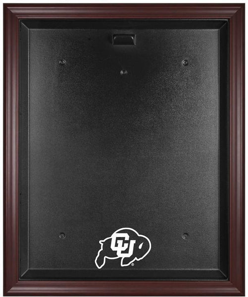 Colorado Buffaloes Mahogany Framed Logo Jersey Display Case