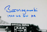 Bill Mazeroski Autographed 16x20 1960 GW WS Home Run Photo-JSA W *Blue