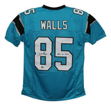 Wesley Walls Signed Pro Style Blue XL Jersey Beckett Hall Of Honor BAS 34007