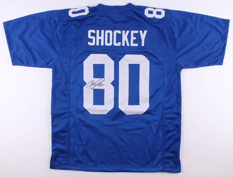 Jeremy Shockey Signed New York Giants Jersey (JSA COA) 2xSuper Bowl Champion T.E