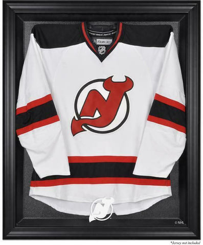 Devils Black Framed Logo Jersey Display Case-Fanatics Authentic
