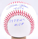 Pete Rose Autographed Rawlings OML Baseball w/ 3 Inscriptions - Beckett W Holo