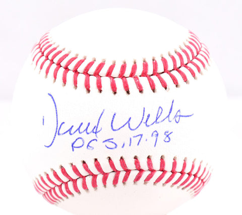 David Wells Autographed Rawlings OML Baseball w/PG 5.17.98- Beckett W Hologram