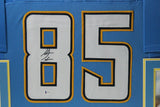 ANTONIO GATES (Chargers Lblue SKYLINE) Signed Autographed Framed Jersey Beckett