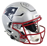 Patriots Randy Moss Authentic Signed Speed Flex Full Size Helmet BAS Witnessed