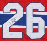 Jeff Petry Signed Montreal Canadiens Custom on Ice style Jersey (Beckett COA)