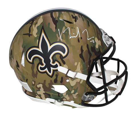 Michael Thomas Signed New Orleans Saints Authentic Camo Helmet BAS 36268