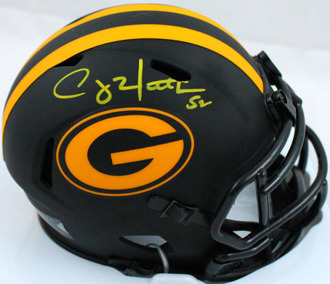 Clay Matthews Autographed Green Bay Packers Eclipse Speed Mini Helmet-JSA W