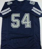 Randy White Signed Blue Double Stitch Pro Style Jersey w/HOF- Beckett W Auth *4